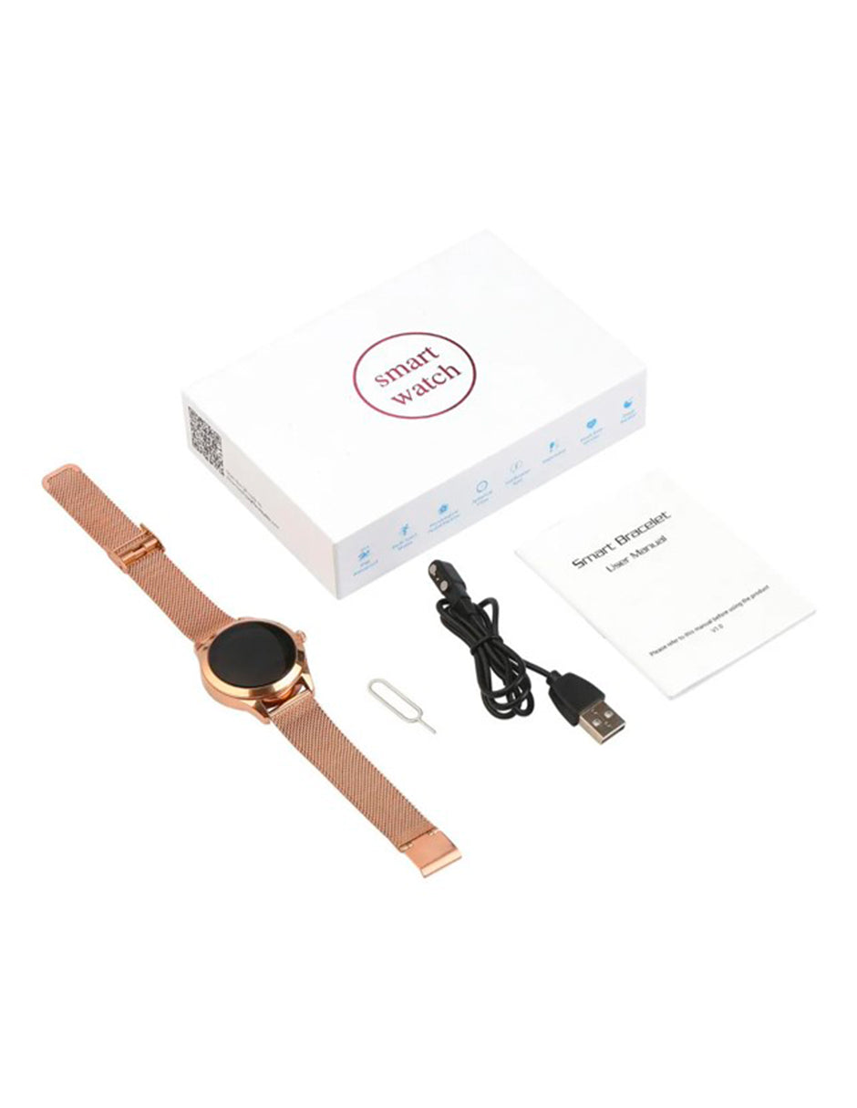 Reloj Inteligente Petukita Box KW10 Unisex Casual Metalico