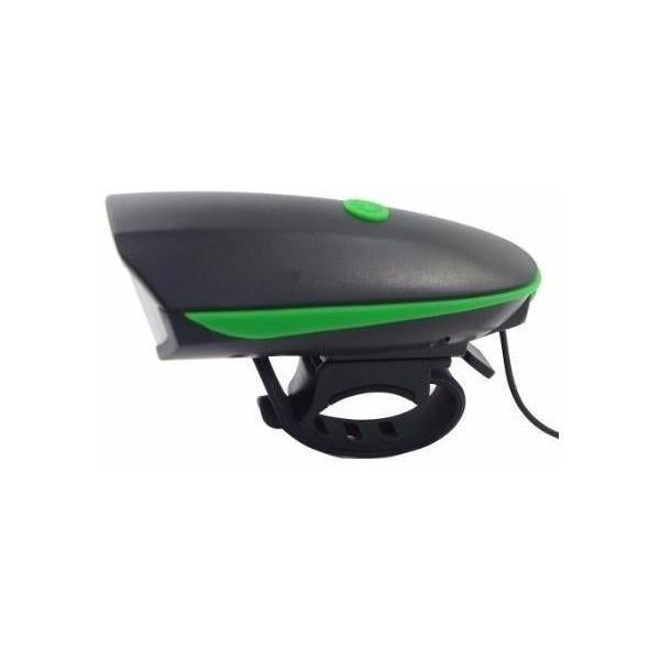 Luz frontal para bicicleta con claxon de 120 dB y 5 tonos (T7588) - foto 4