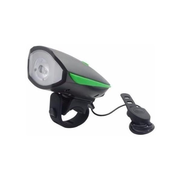 Luz frontal para bicicleta con claxon de 120 dB y 5 tonos (T7588) - foto 2