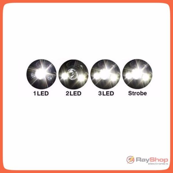 Lámpara frontal de 3 LED CREE T6 y 5000 lúmenes con 4 modos (DT16) - foto 3