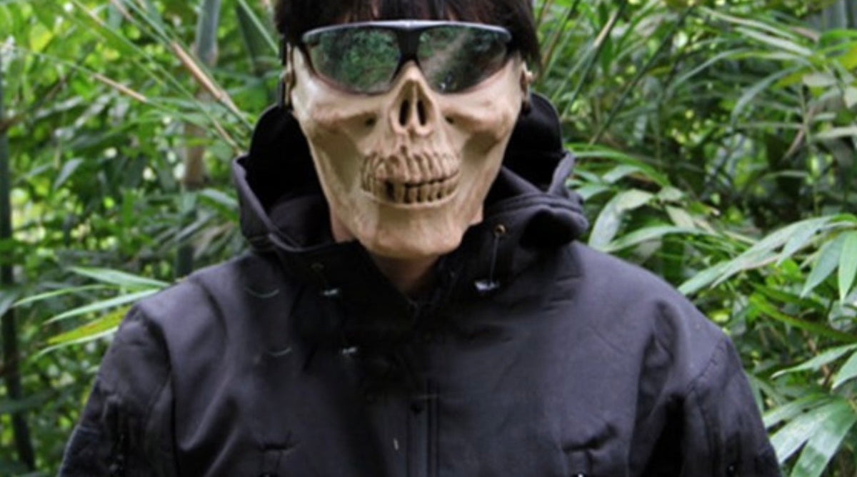 Máscara de mandíbula de calavera para moto y gotcha M03 - foto 2