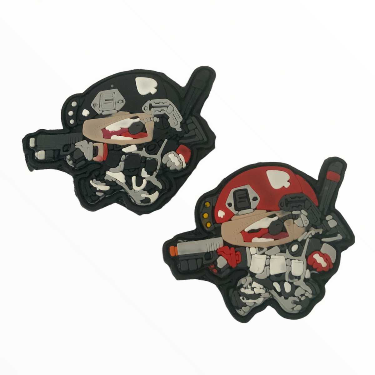 Parche de PVC con velcro, diseños tácticos y banderas, varios modelos Qz00 - foto 26