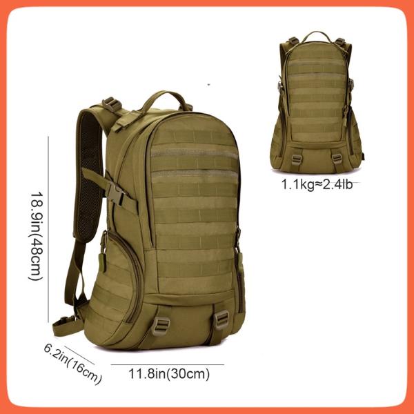 Mochila táctica de asalto de 40 L en nylon 1000D - foto 7