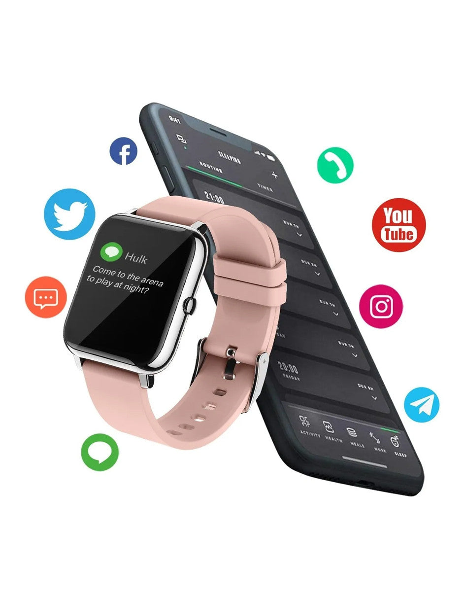 Reloj Inteligente P22 Petukita Box Unisex Con Bluetooth