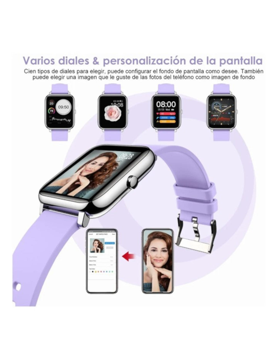 Reloj Inteligente P22 Petukita Box Unisex Con Bluetooth