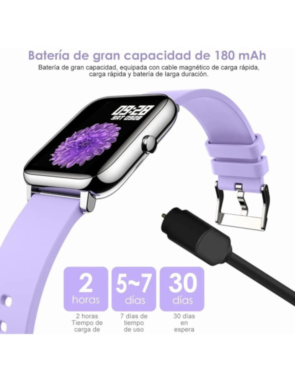 Reloj Inteligente P22 Petukita Box Unisex Con Bluetooth