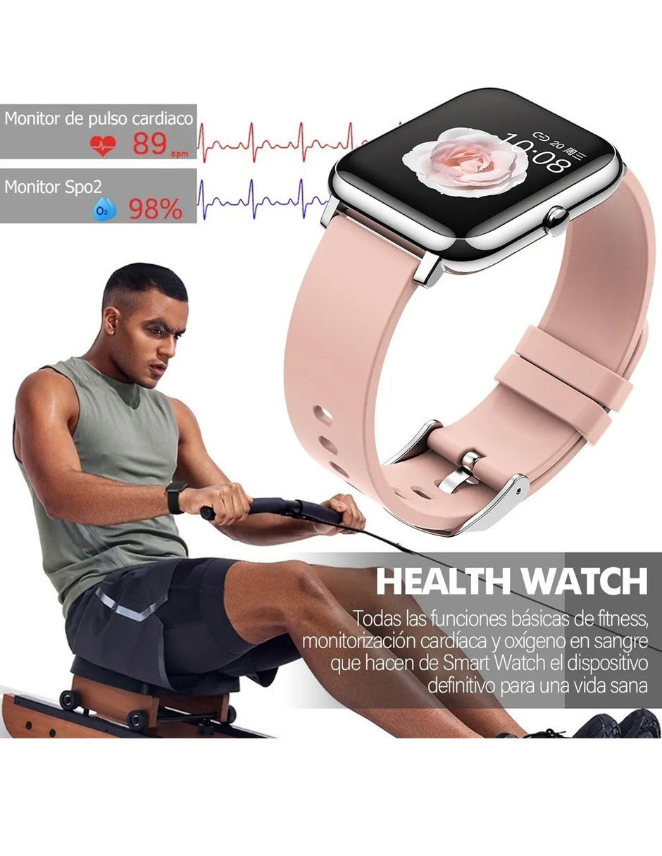 Reloj Inteligente P22 Petukita Box Unisex Con Bluetooth