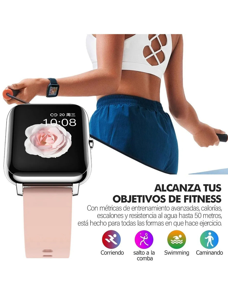 Reloj Inteligente P22 Petukita Box Unisex Con Bluetooth