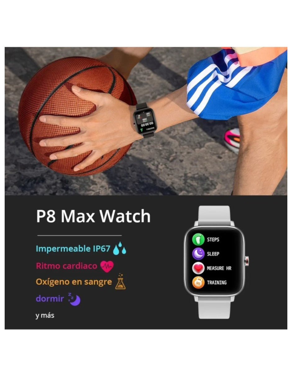 Reloj Inteligente P8Max Petukita Box Unisex Deportivo