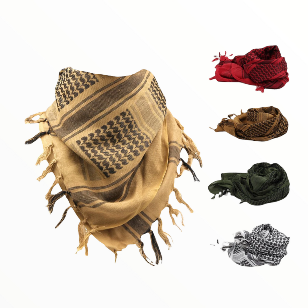 Pañuelo estilo shemagh en 8 colores, contra sol, viento y polvo - foto 2