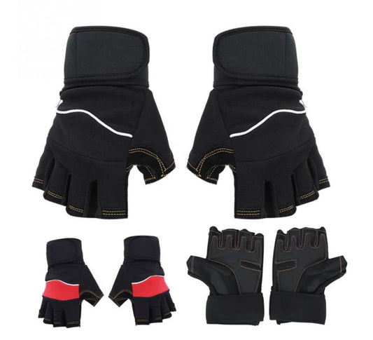 Guantes de entrenamiento de medio dedo, modelo sn084