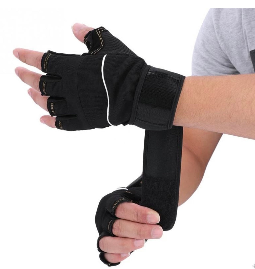Guantes de entrenamiento de medio dedo, modelo sn084 - foto 2