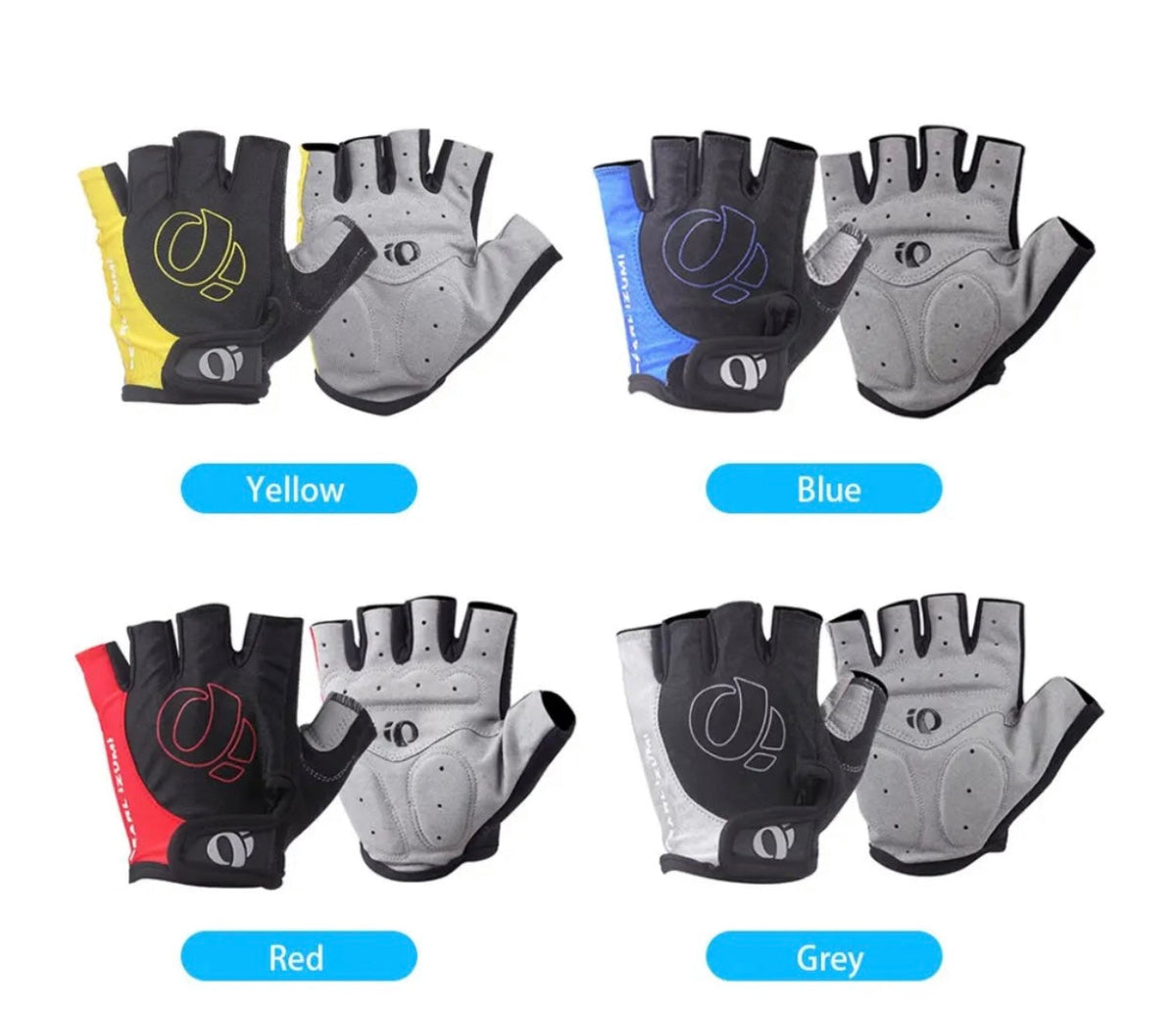 Guantes de medio dedo acolchados para gym y ciclismo ST-7-2 - foto 2