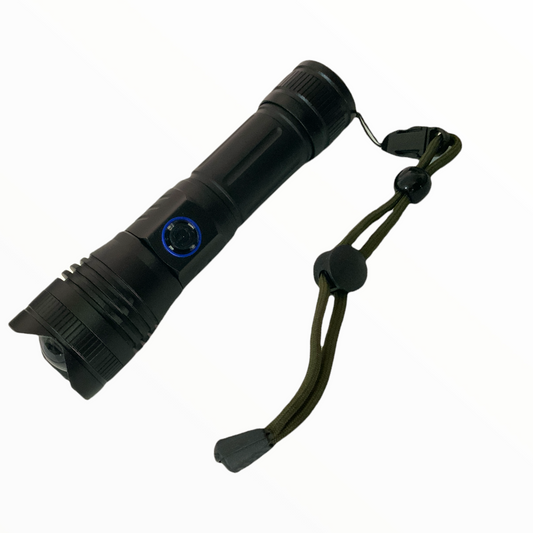 Linterna LED de 2999 lm con 3 modos de luz y control de carga VOG111