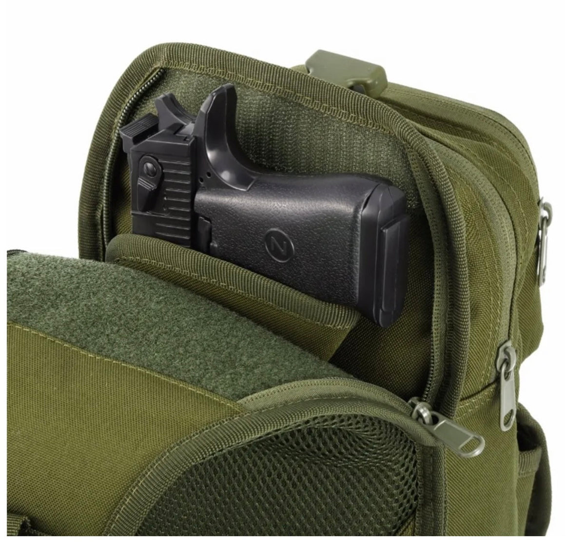 Pechera mochila de porte oculto con funda para pistola JYB008 - foto 7