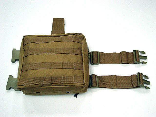 Piernera impermeable con Molle para cartuchos y accesorios