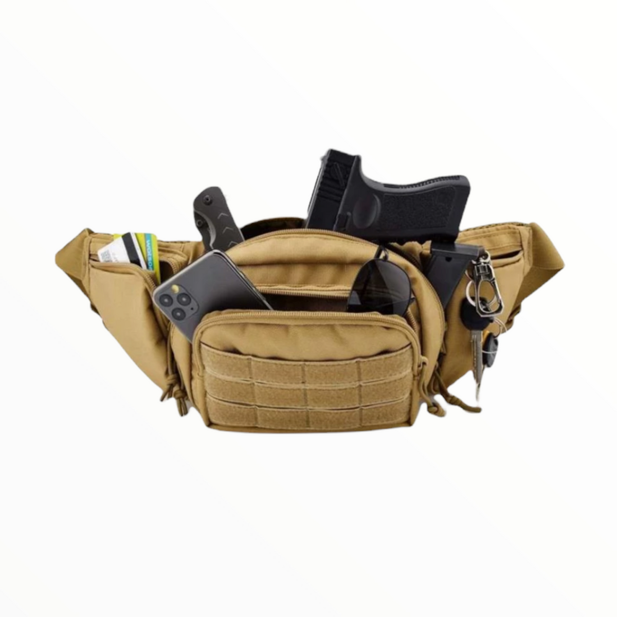Cangurera de porte oculto con MOLLE y velcro, modelo YB1695 - foto 7